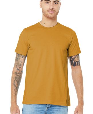 Bella Canvas 3001C Wholesale Soft Cotton Plain t s in Mustard