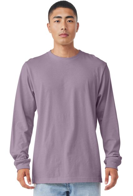 BELLA+CANVAS 3501 Long Sleeve T-Shirt in Light violet