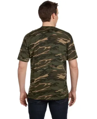 Anvil 939 Ring Spun Camouflage Tee in Camouflage green