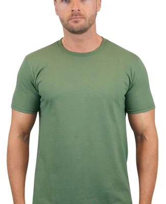 Gildan 64000 Wholesale Cotton plain t shirt bulk p in Military green