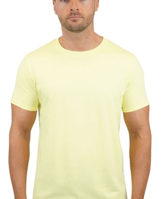 Gildan 64000 Wholesale Cotton plain t shirt bulk p in Cornsilk