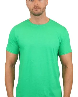 Gildan 64000 Wholesale Cotton plain t shirt bulk p in Kelly green