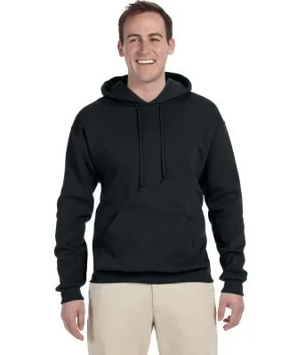 996M JERZEES NuBlend Hooded Pullover Sweatshirt in Black