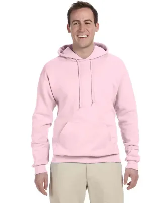996M JERZEES NuBlend Hooded Pullover Sweatshirt in Classic pink