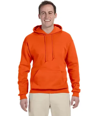 996M JERZEES NuBlend Hooded Pullover Sweatshirt in Safety orange
