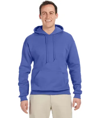 996M JERZEES NuBlend Hooded Pullover Sweatshirt in Periwinkle blue
