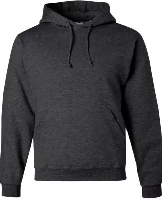 996M JERZEES NuBlend Hooded Pullover Sweatshirt in Black heather