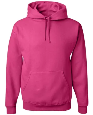 996M JERZEES NuBlend Hooded Pullover Sweatshirt in Cyber pink