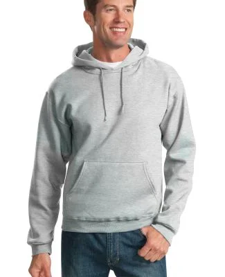 996M JERZEES NuBlend Hooded Pullover Sweatshirt in Ash