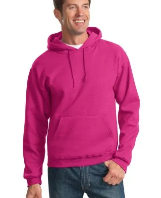 996M JERZEES NuBlend Hooded Pullover Sweatshirt in Cyber pink