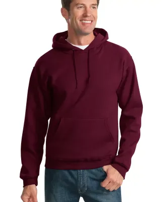 996M JERZEES NuBlend Hooded Pullover Sweatshirt in Maroon