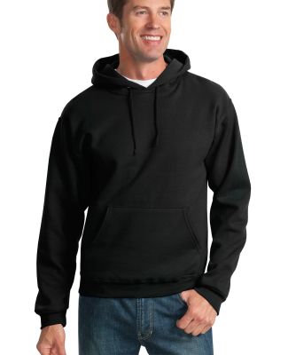 996M JERZEES NuBlend Hooded Pullover Sweatshirt in Black