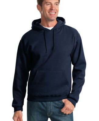 996M JERZEES NuBlend Hooded Pullover Sweatshirt in J. navy