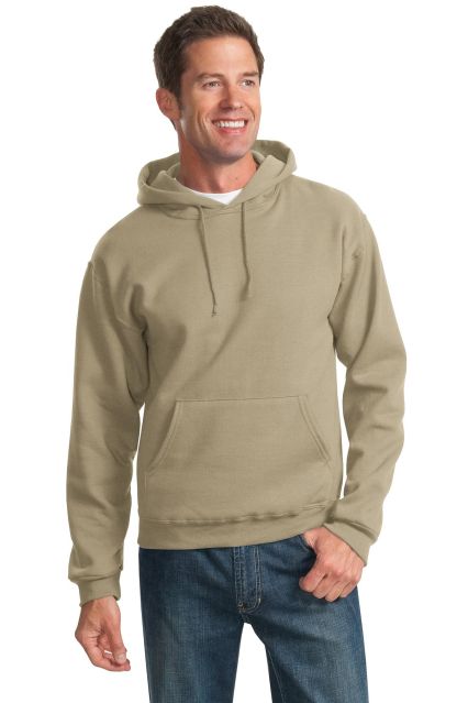 996M JERZEES NuBlend Hooded Pullover Sweatshirt in Khaki