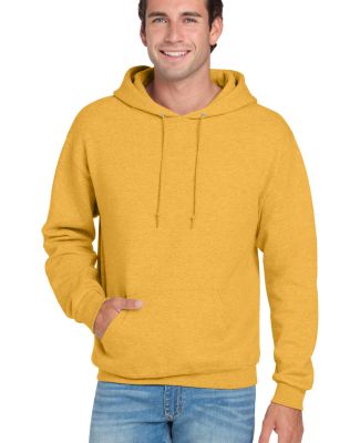 996M JERZEES NuBlend Hooded Pullover Sweatshirt in Mustard heather
