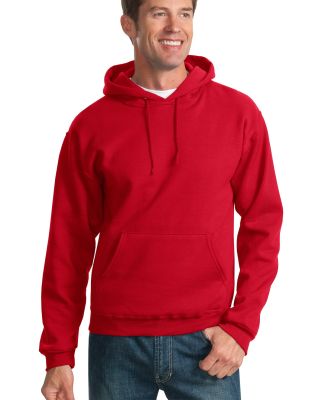 996M JERZEES NuBlend Hooded Pullover Sweatshirt in True red