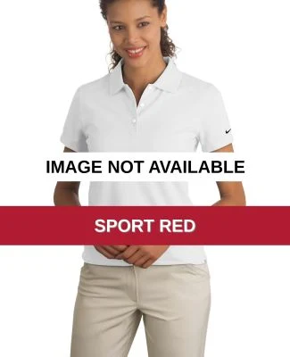 Nike Golf Ladies Dri FIT Pique II Polo 244613 Sport Red