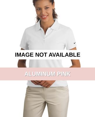 Nike Golf Ladies Dri FIT Pique II Polo 244613 Aluminum Pink