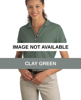 Nike Golf Ladies Pique Knit Polo 297995 Clay Green
