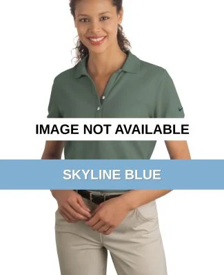 Nike Golf Ladies Pique Knit Polo 297995 Skyline Blue