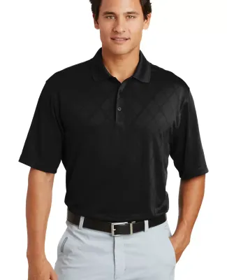 Nike Golf Dri FIT Cross Over Texture Polo 349899 Black