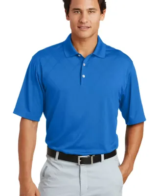 Nike Golf Dri FIT Cross Over Texture Polo 349899 New Blue
