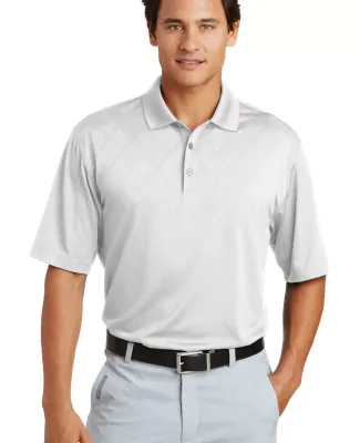 Nike Golf Dri FIT Cross Over Texture Polo 349899 White
