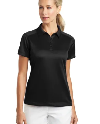 Nike Golf Ladies Dri FIT Pebble Texture Polo 35406 Black