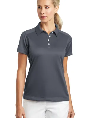 Nike Golf Ladies Dri FIT Pebble Texture Polo 35406 Dark Grey