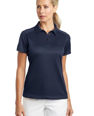 Nike Golf Ladies Dri FIT Pebble Texture Polo 35406 Midnight Navy