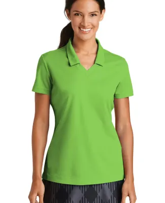 354067 Nike Golf Ladies Dri FIT Micro Pique Polo  Action Green