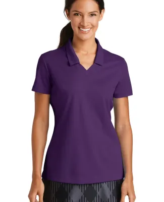 354067 Nike Golf Ladies Dri FIT Micro Pique Polo  Night Purple