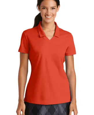 354067 Nike Golf Ladies Dri FIT Micro Pique Polo  Team Orange