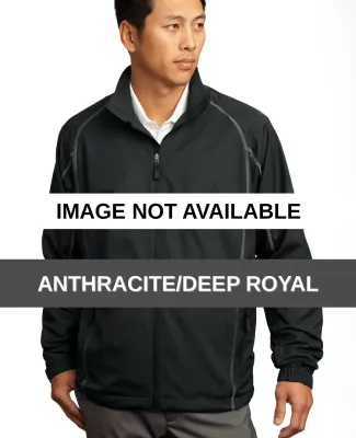 Nike Golf Full Zip Wind Jacket 408324 Anthracite/Deep Royal