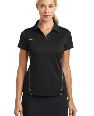 Nike Golf Ladies Dri FIT Sport Swoosh Pique Polo 4 Black