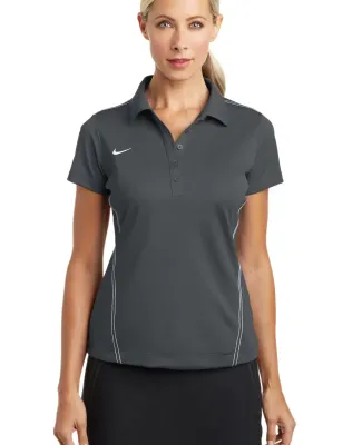 Nike Golf Ladies Dri FIT Sport Swoosh Pique Polo 4 Flint Grey