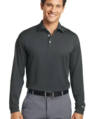 Nike Golf Long Sleeve Dri FIT Stretch Tech Polo 46 Anthracite