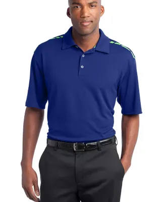 Nike Golf Dri FIT Graphic Polo 527807 Rush Bl/MeanGr