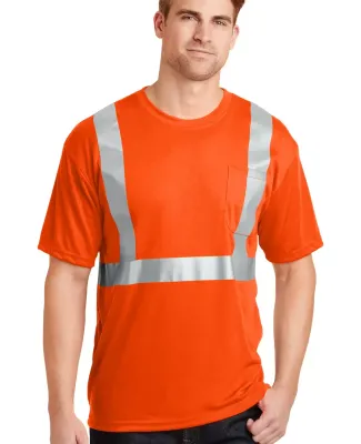 CornerStone ANSI Class 2 Safety T Shirt CS401 Safety Orange