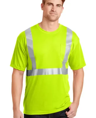 CornerStone ANSI Class 2 Safety T Shirt CS401 Safety Yellow