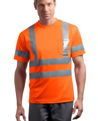 CornerStone ANSI Class 3 Short Sleeve Snag Resista Safety Orange