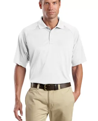 CornerStone Select Snag Proof Tactical Polo CS410 in White