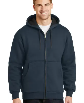 CornerStone Heavyweight Full Zip Hooded Sweatshirt Navy
