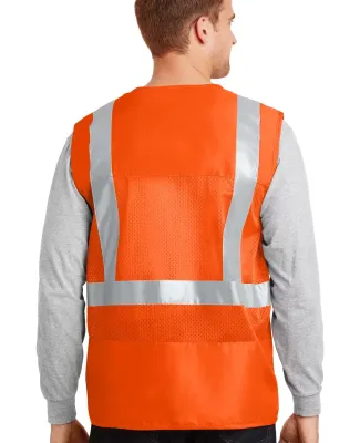 CornerStone ANSI Class 2 Mesh Back Safety Vest CSV Safety Orange
