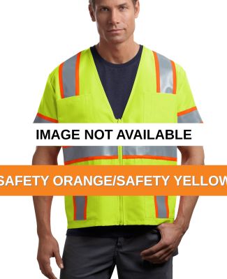 CornerStone ANSI Class 3 Dual Color Safety Vest CS Safety Orange/Safety Yellow