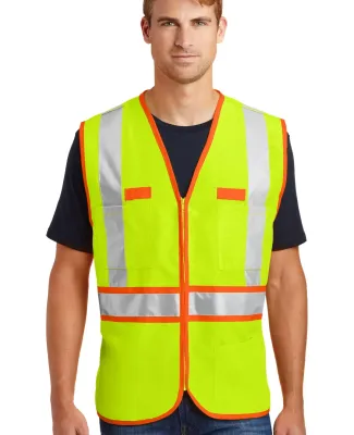 CornerStone ANSI Class 2 Dual Color Safety Vest CS Safety Yellow