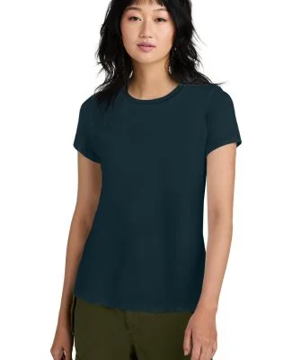 District Made 153 Ladies Perfect Weight Crew Tee D in New navy