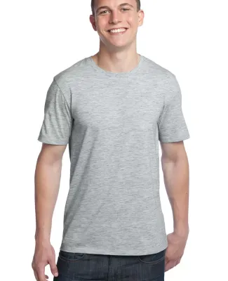 District Young Mens Extreme Heather Crew Tee DT100 Grey
