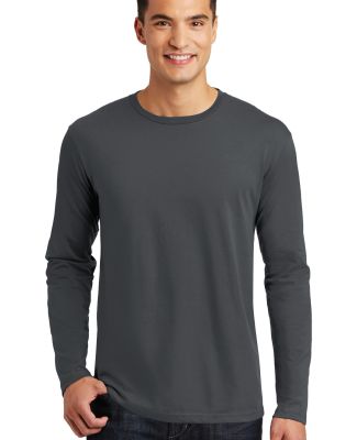 District Made 153 Mens Perfect Weight Long Sleeve  in Charcoal