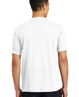 District Made 153 Mens Perfect Weight V Neck Tee D Bright White